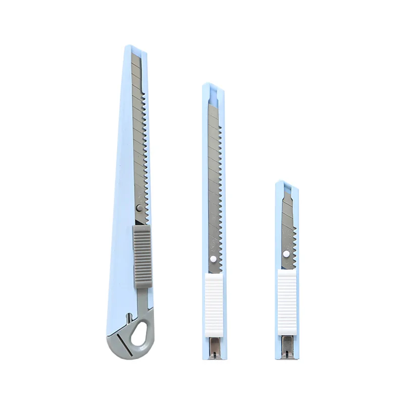 Morandi Utility Knife Paper Cutter Sharp Art Knife Cute Modelling Craft Scissors Mini Simple Portable Knife Office Stationery