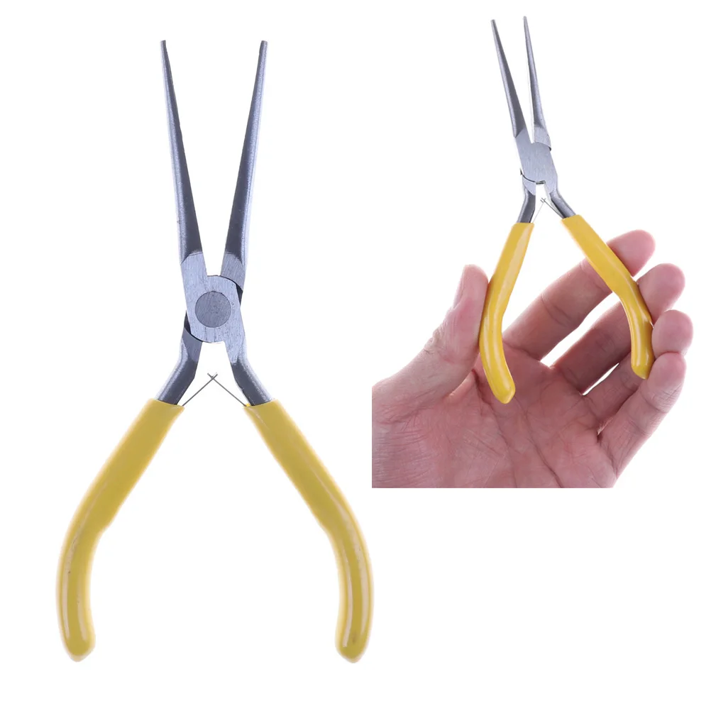 DIY Craft and Jewelry Tool Pliers Chain Nose Plier Cutter Long Nose Plier Multi Tool Forceps Repair Hand Tools Needle Nose Plier