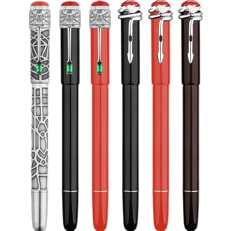 

Majohn F9S Metal Resin Fountain Pen Vintage Classic Heritage Snake / Spider Piston Ink Pen F Nib 0.5mm Business Gift Pen