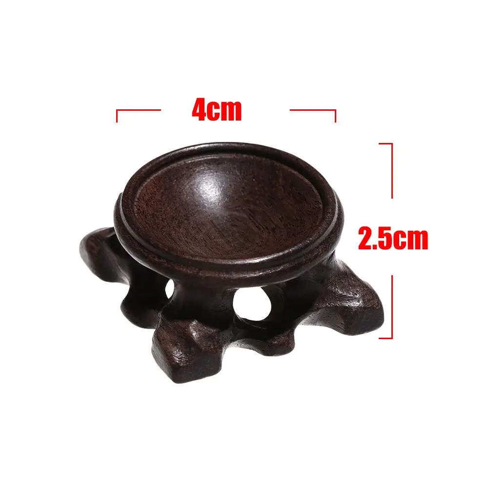 Durable Black Branch Wood Sphere Stone Decor Crystal Ball Holder Home Decoration Display Stand Branch Base