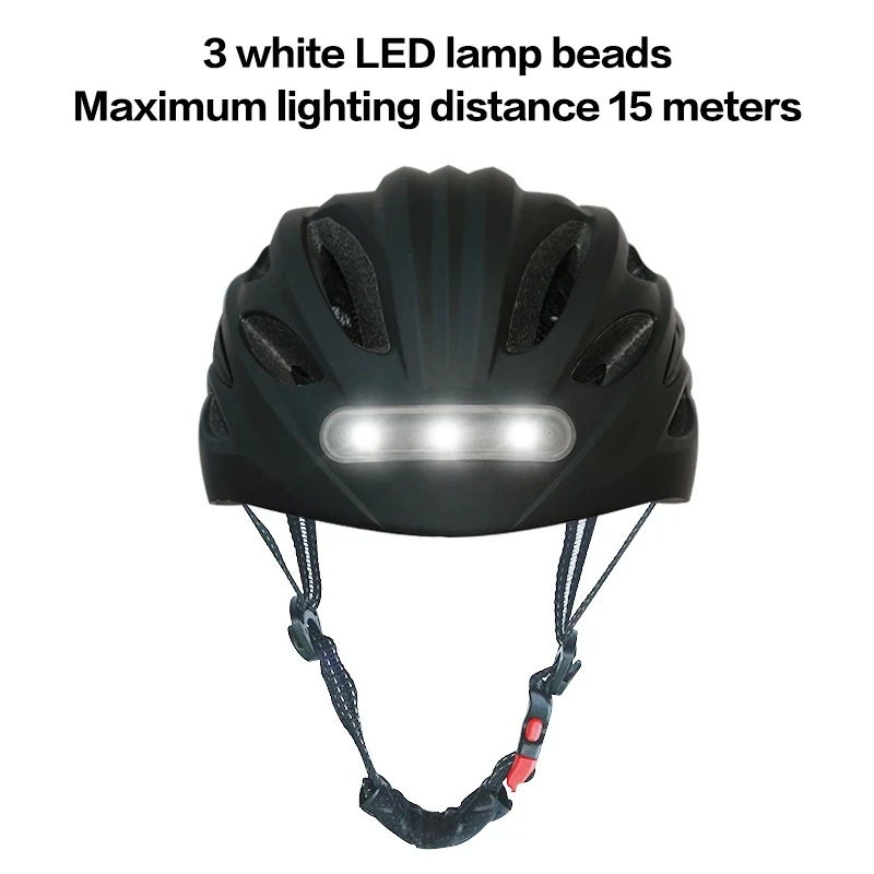 Cycling Bicycle Helmet MTB Road Bikes Helmets Integrally-mold With Light LED Lighting Reflective EPS+PC Outdoor Riding Sport Cap