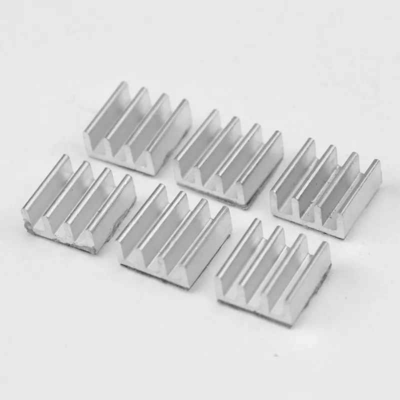 

80PCS 11mmx11mmx5mm Aluminum Heat sink IC PC RAM Memory Chip Heatsink Cooler 11 x 11 x 5mm