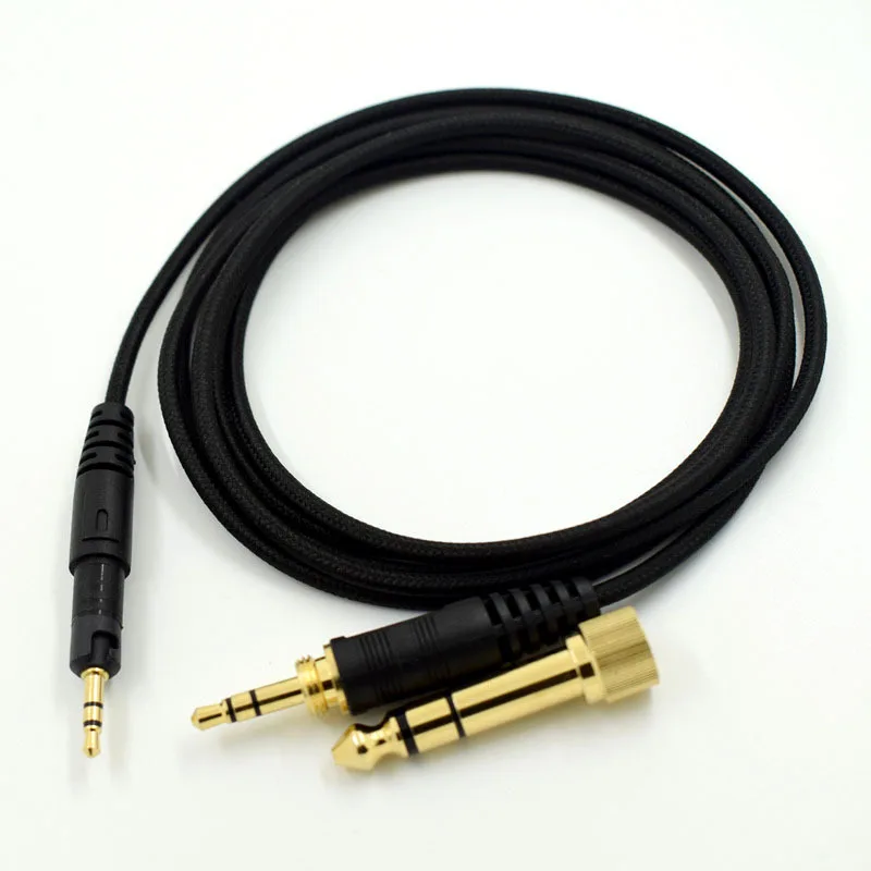 

Подходит для Sennheiser HD518 HD598 HD595 ATH-M50X M40 бескислородный медный плетеный кабель для наушников