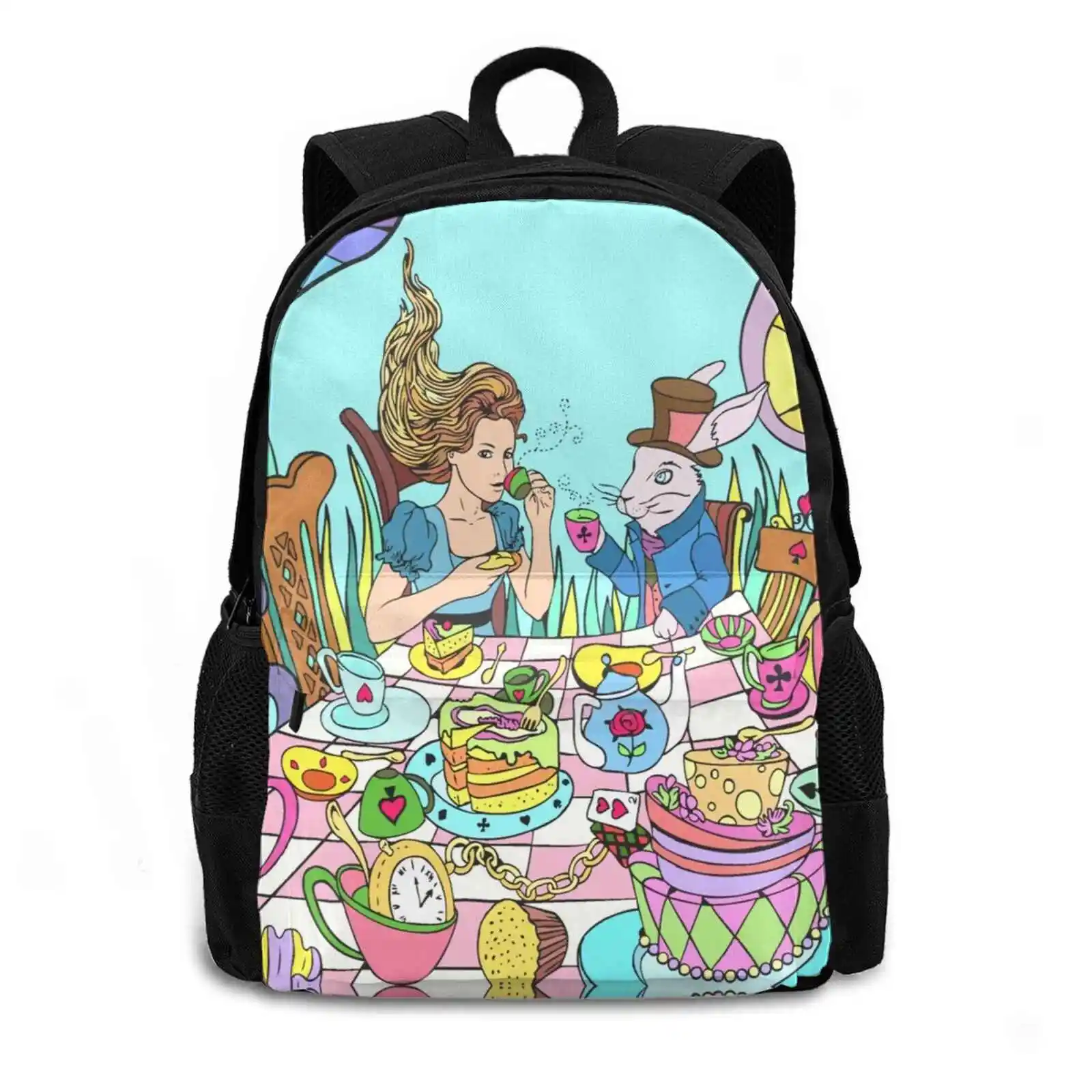 Tea Party Bag Backpack For Men Women Girls Teenage Tea Party