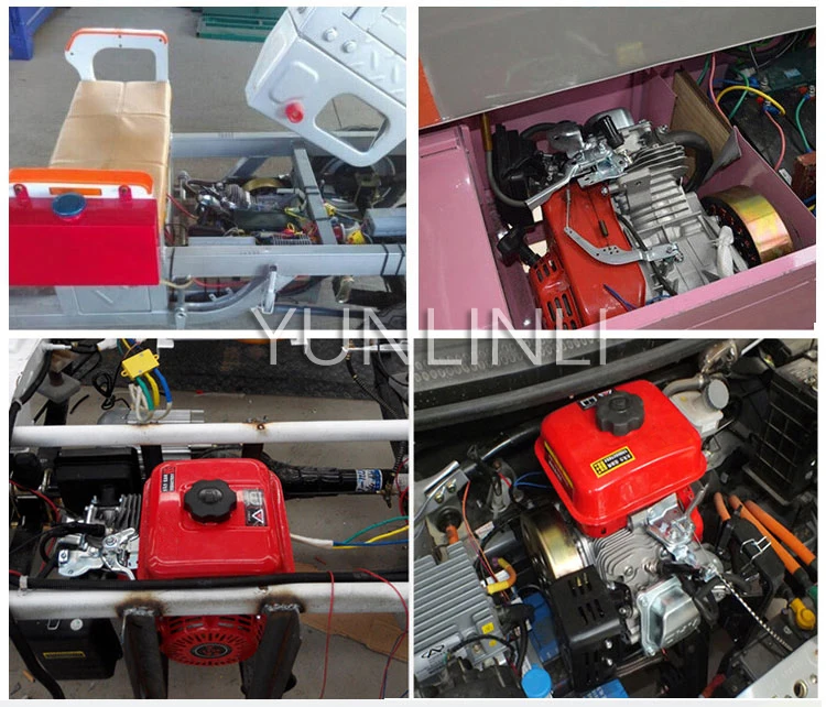 Imagem -06 - Gerador Elétrico de Gasolina Triciclo de Quatro Rodas 3000w Bass 48v 60v 72v Carro Sedan Carregamento Extensor de Alcance