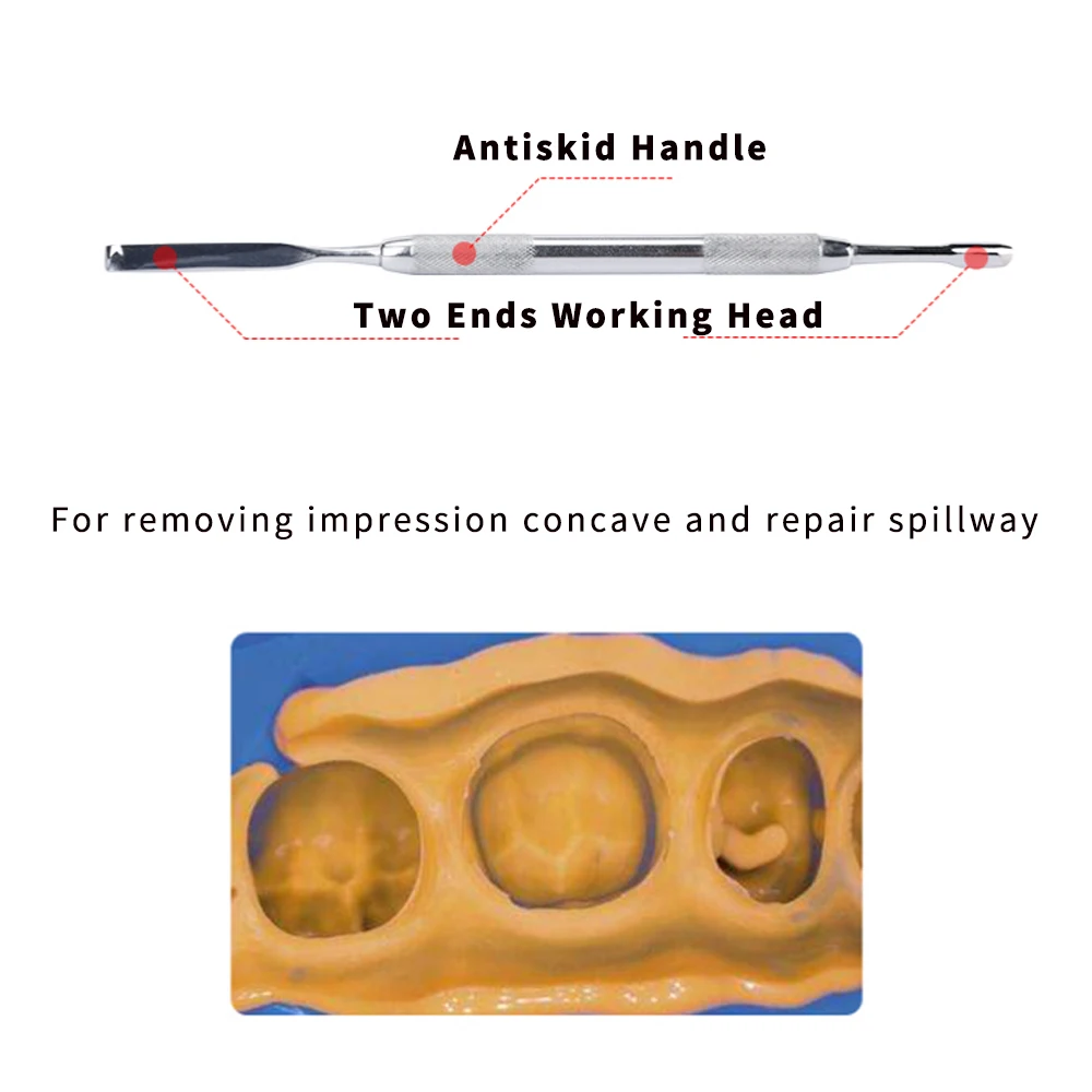 Zahns pachtel Abdruck Silikon Kitt Schnitt Trimmer Cutter liefert Wachs schnitzen Form Form Werkzeug Klinge Trimmen Dental labor