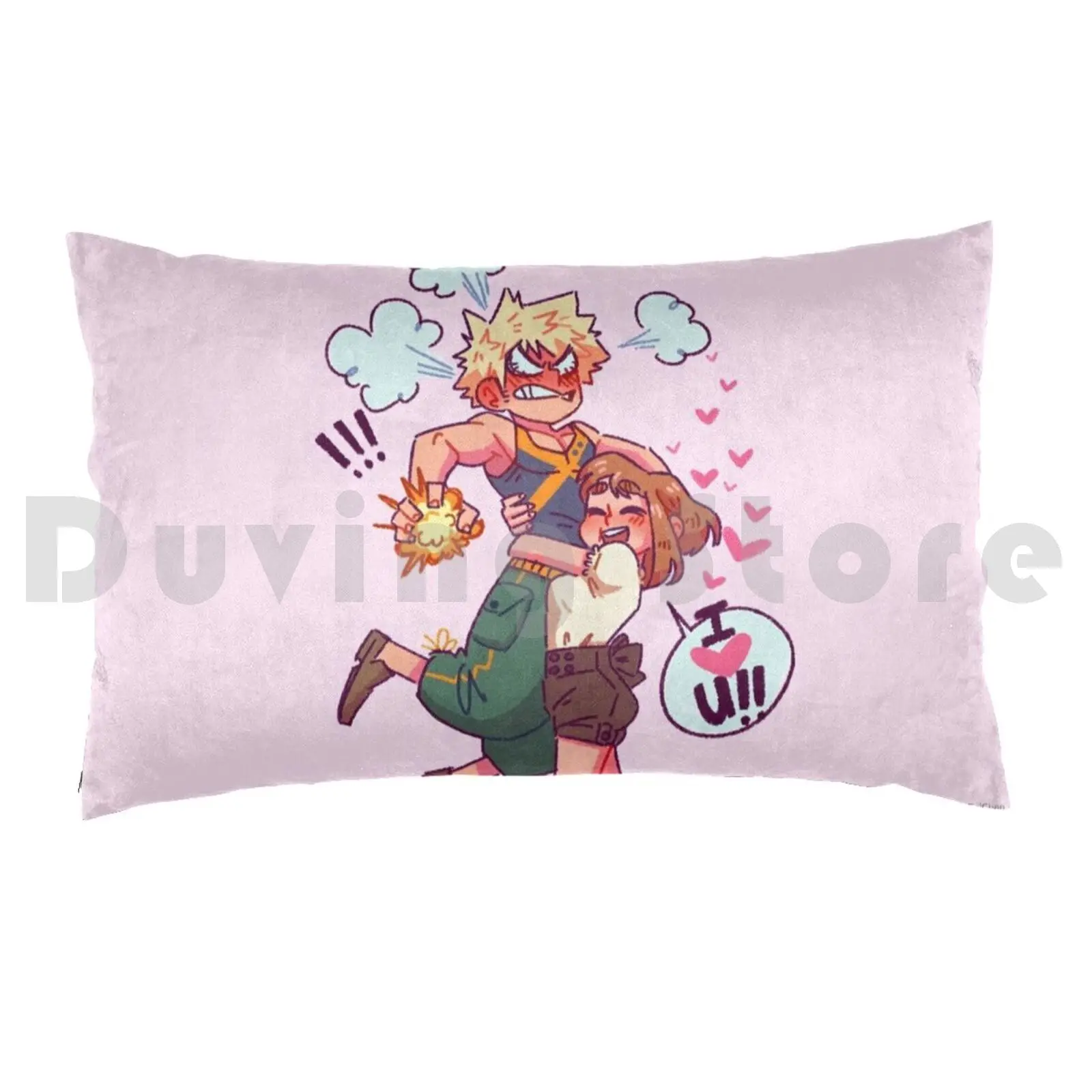 Kacchako Hug Pillow Case DIY 50*70 Katsuki Bakugou Ochako Uraraka Uraraka Ochako Bakugou Katsuki Mha Bnha