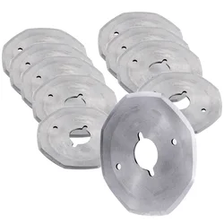 10Pcs Gelegeerd Staal 70 YJ-70A Roterende Ronde Blade Elektrische Machine Zag Snijden Doek Textiel Mes Cutter Stof Diy Hand gereedschap