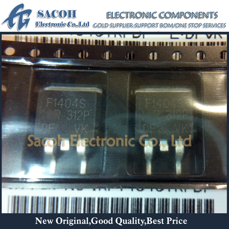 

10Pcs IRF1404S F1404S or IRF1404ZS F1404ZS or F1404ZL TO-263 162A 40V Power MOSFET Transistor