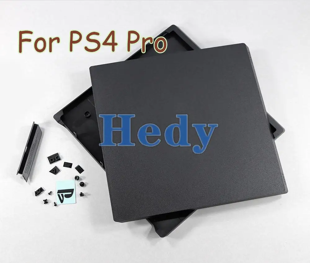 1set Plastic Black Protective Front Bottom Shell For Sony PS4 1000 1100 1200 Housing Case For PlayStation 4 PS4 Pro/Slim 2000