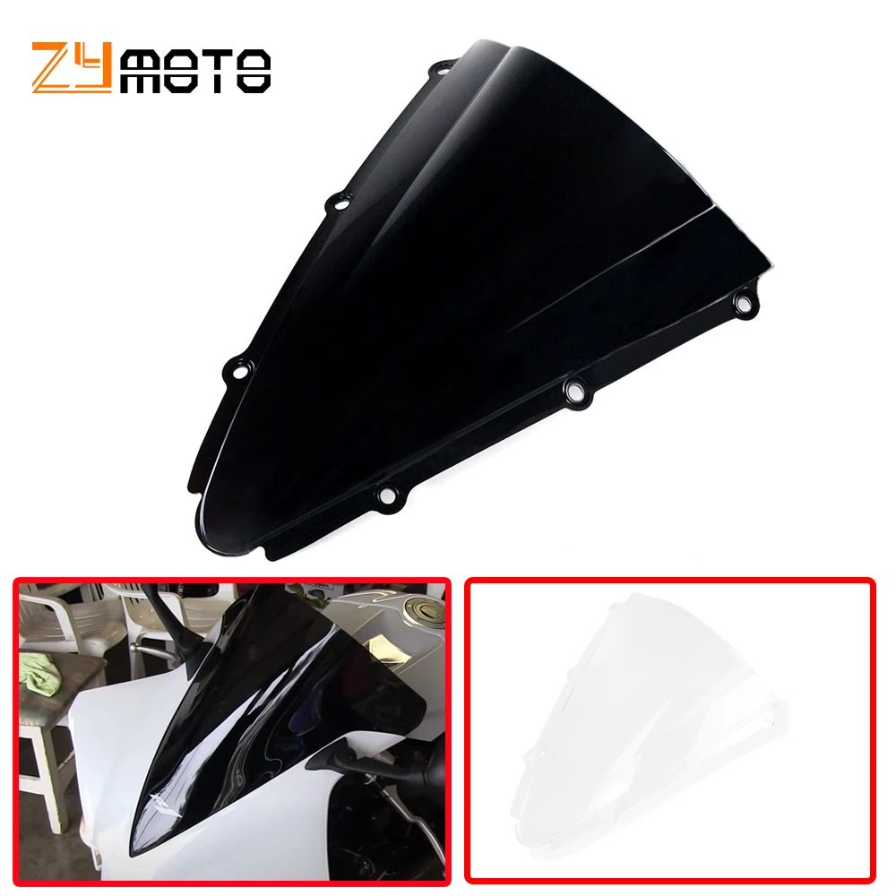 Hot salFor Yamaha YZF 1000 R1 2000 2001 Motorcycle Windshield WindScreen Double Bubble YZFR1 00-01 YZF-R1