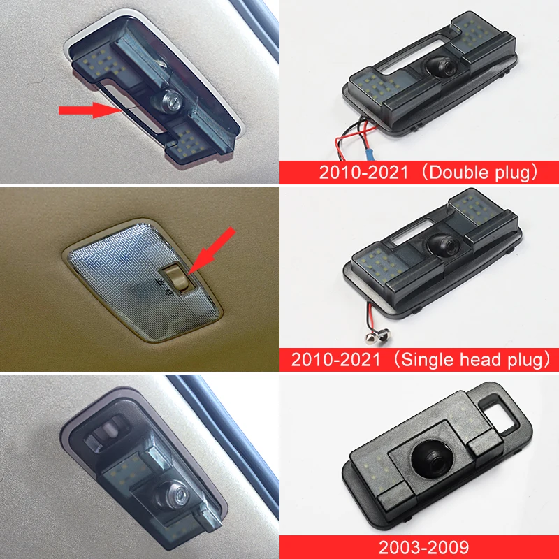 For Toyota Land Cruiser Prado 150 120 2003-2021 Upgraded Accessories Trunk Tailgate Warning Light Lc150 LC120 Door Reading Lamp - Image 5