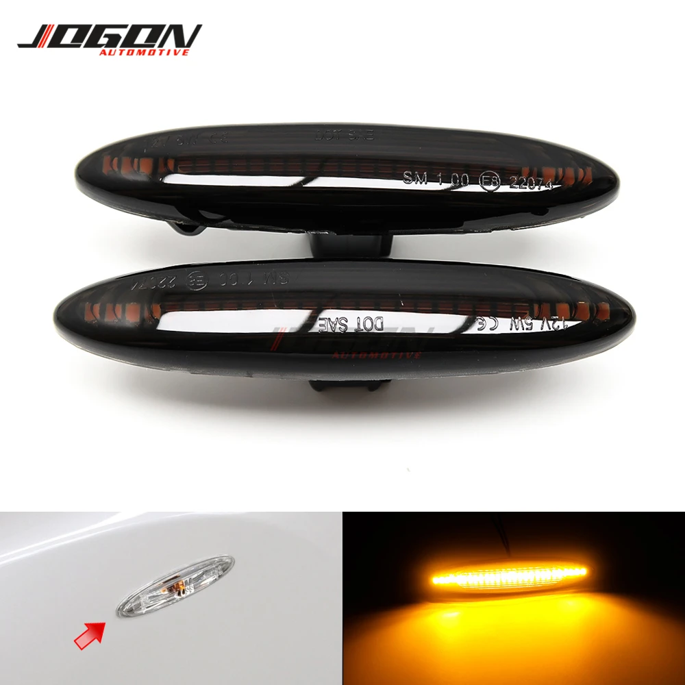 For Lexus IS250 SC430 E350 For Toyota Highlander Kluger Soarer LED Dynamic Turn Signal Light Side Marker Lamp Indicator Blinker