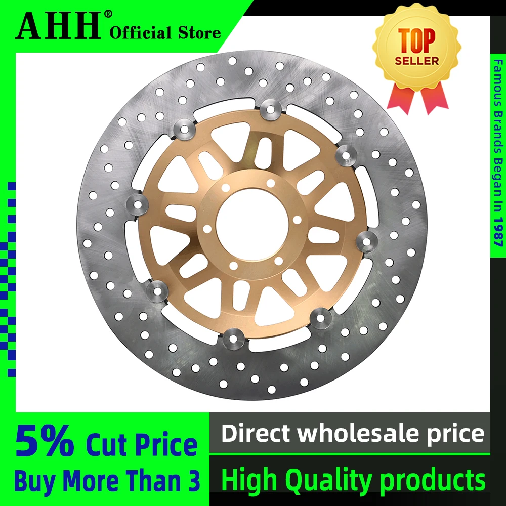 AHH Front Brake Disc Plate Brake Disks For Honda CB400 92-98 1992 1993 1994 1995 1996 1997 1998 Motorcycle Accessories