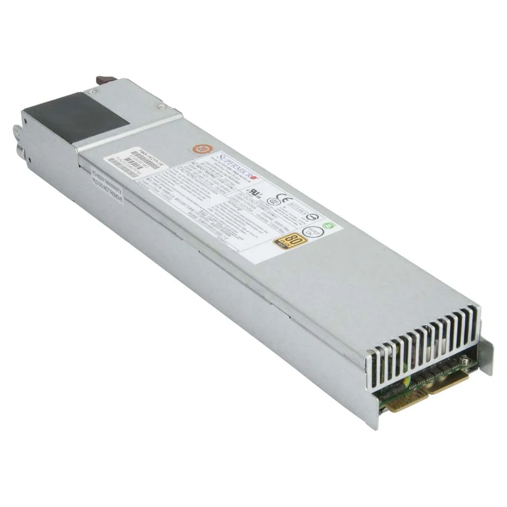 Supermicro PWS-1K21P-1R 1U Redundant Power Supply 1000W/1200W PSU 80 Plus Gold