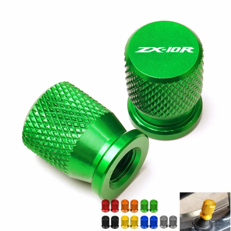 

ZX10R For KAWASAKI ZX10R ZX-10R ZX 10 R Motorcycle Accessorie CNC Wheel Tire Valve Stem Caps CNC Airtight Covers