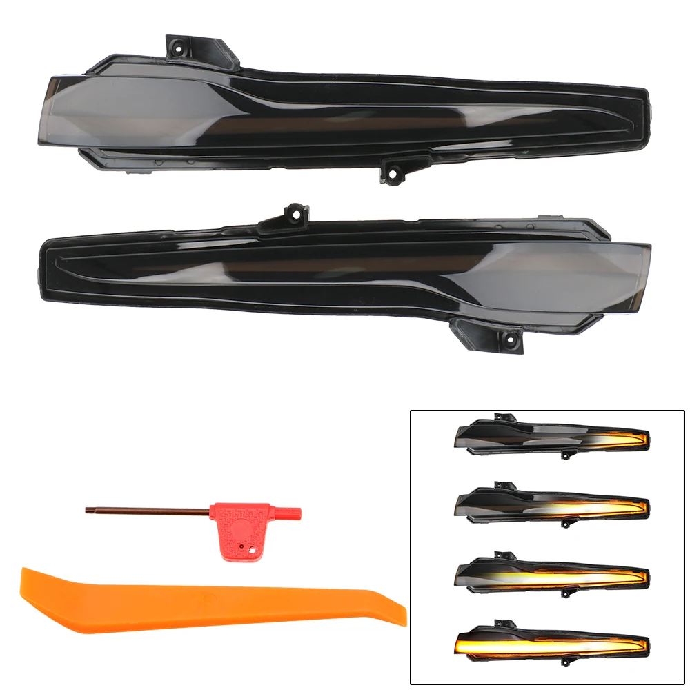 1 pair Car Rear View Mirror Light For Mercedes Benz C E S GLC W205 W213 W222 W217 X253 Dynamic Turn Signal  Light Blinker