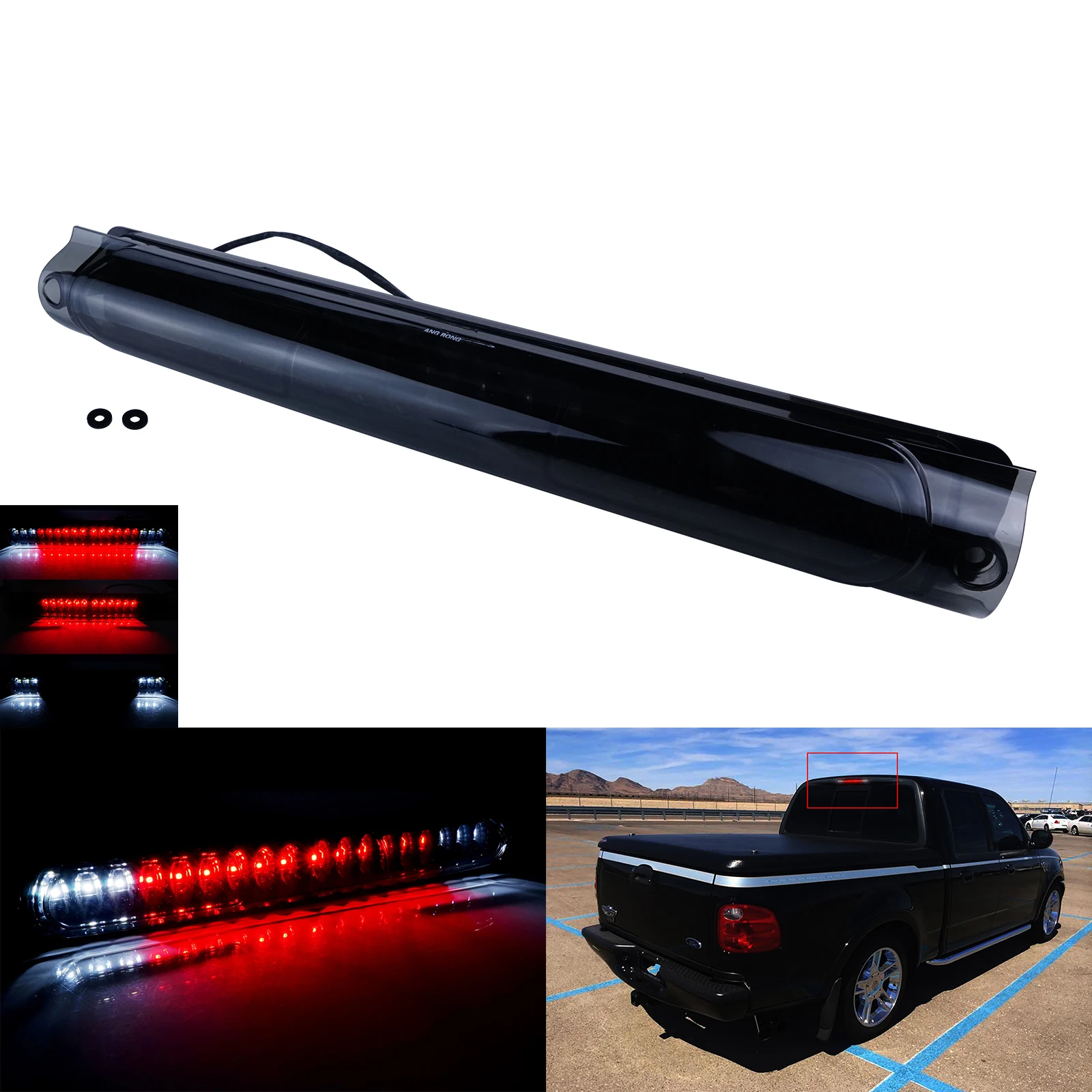 

3RD LED Rear High Mount Stop Brake Tail Cargo Light For Ford F150 F250 Excursion