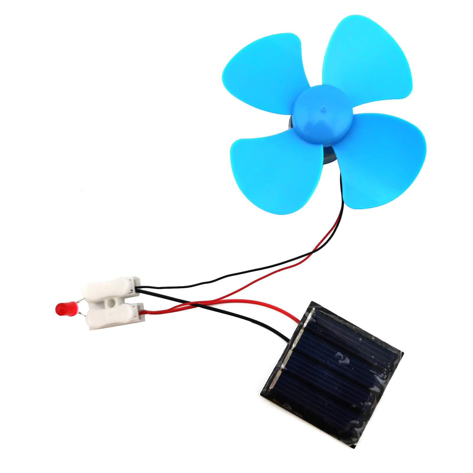 Solar Panel Test Study Research Kit Wind Power Generator DC Motor DIY Fan Science Education Model Experiment Accessories Package