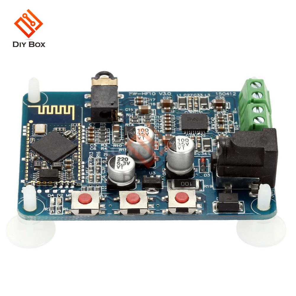 PAM8610 Bluetooth 4.0 modulo lettore scheda amplificatore Audio DC12V 2 x10w amplificatore HiFi Stereo a doppio canale per altoparlanti AMP stereo