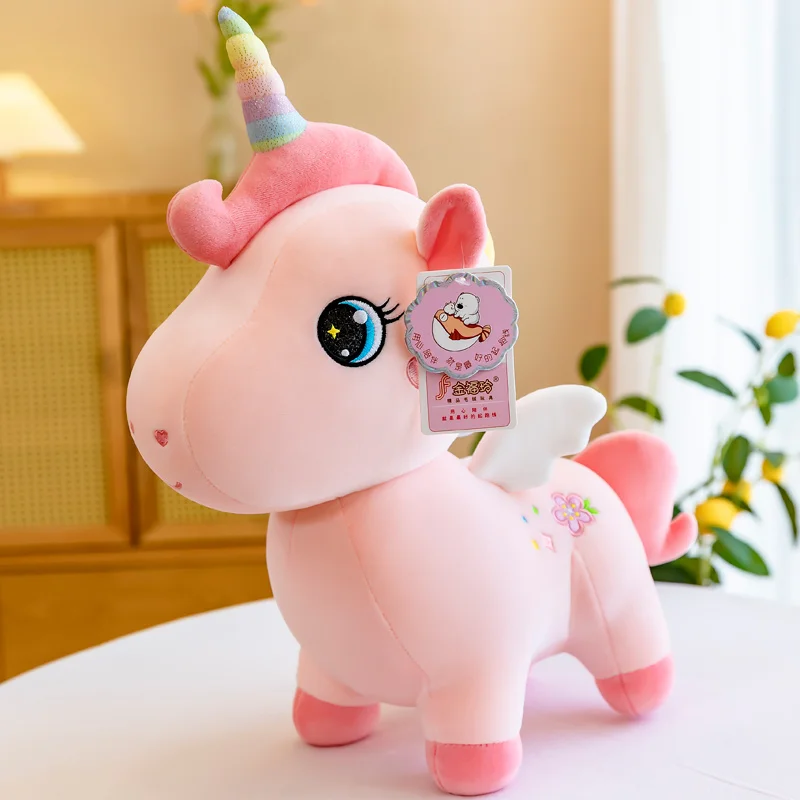 

30cm-65cm Kawaii Unicorn Plush Stuffed Soft Cute Animal Dolls Children's Birthday Gift Girl Favorite