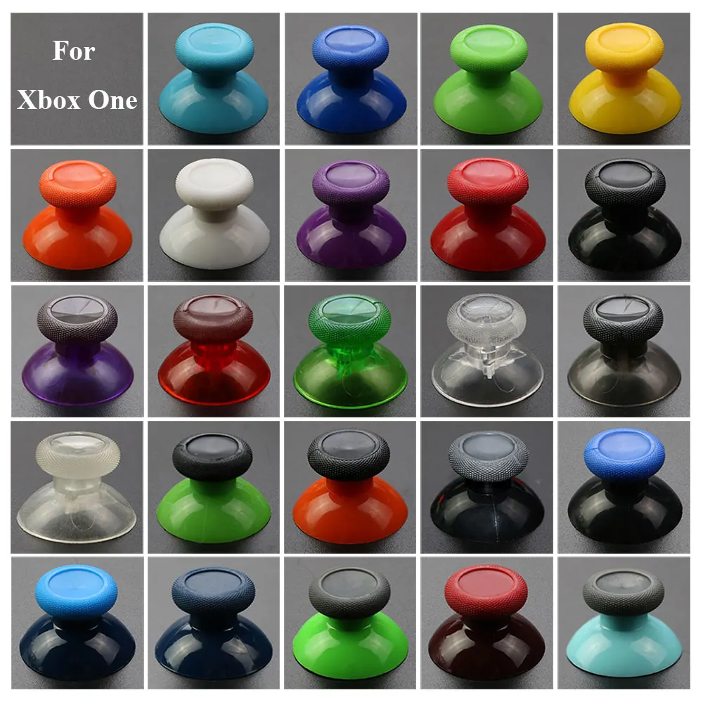 JCD 1pcs 3d Analog Thumb Sticks Grip Joystick Cap for Xbox One Mushroom Cap For Xbox One X S Controller ThumbSticks Cover