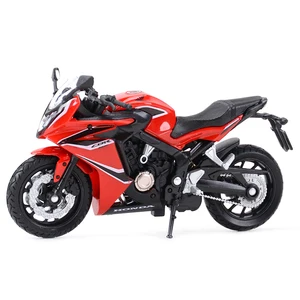 Welly 1: 18 Honda CBR650F Kendaraan Die Cast Hobi Koleksi Mainan Model Sepeda Motor 10 mainan mini penjualan terbaik - №