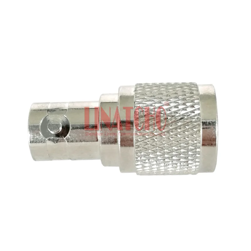 50ohm Copper Nickel Plating Adapter Connector BNC Female to TNC Male Conventor