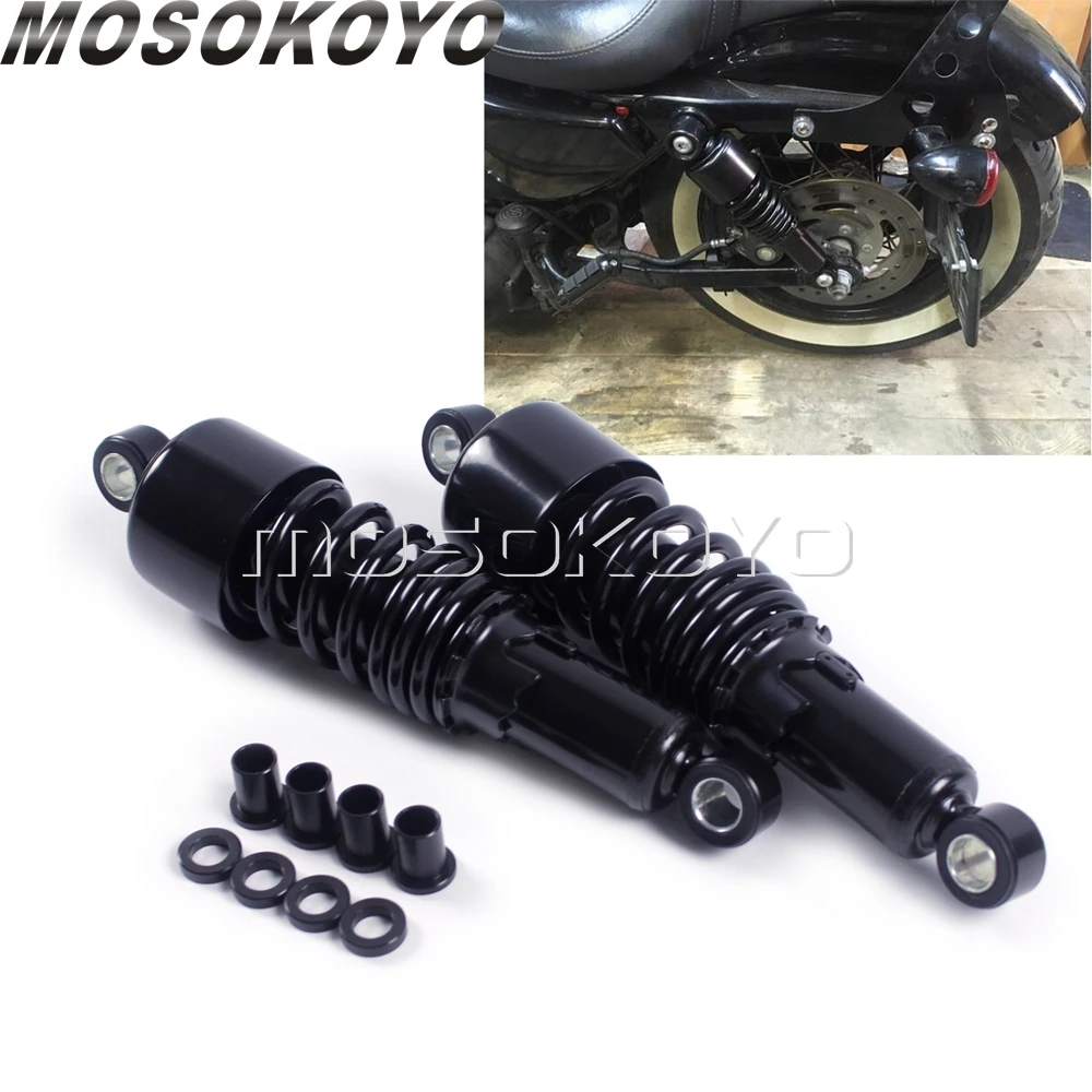 

260mm Motorcycle 10.5" Rear Shock Absorber Suspension For Harley Dyna 1991-2016 Touring FLH/FLT 1980-17 Sportster 883 Iron 1200