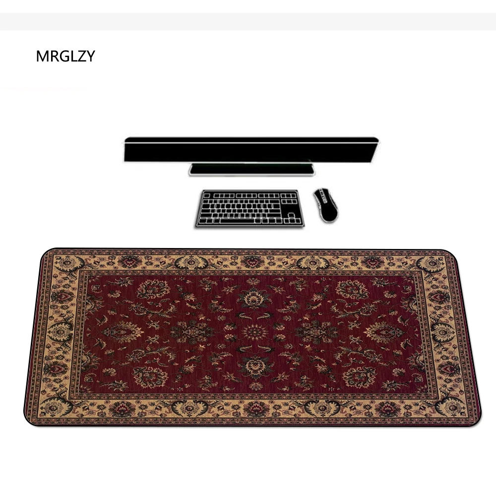 

MRGLZY Beautiful Persian Carpet Design Unique Gamer Mouse Pad Keyboard Rest Keyboard Pad Gaming Pc 300X700MM Mouse Mat