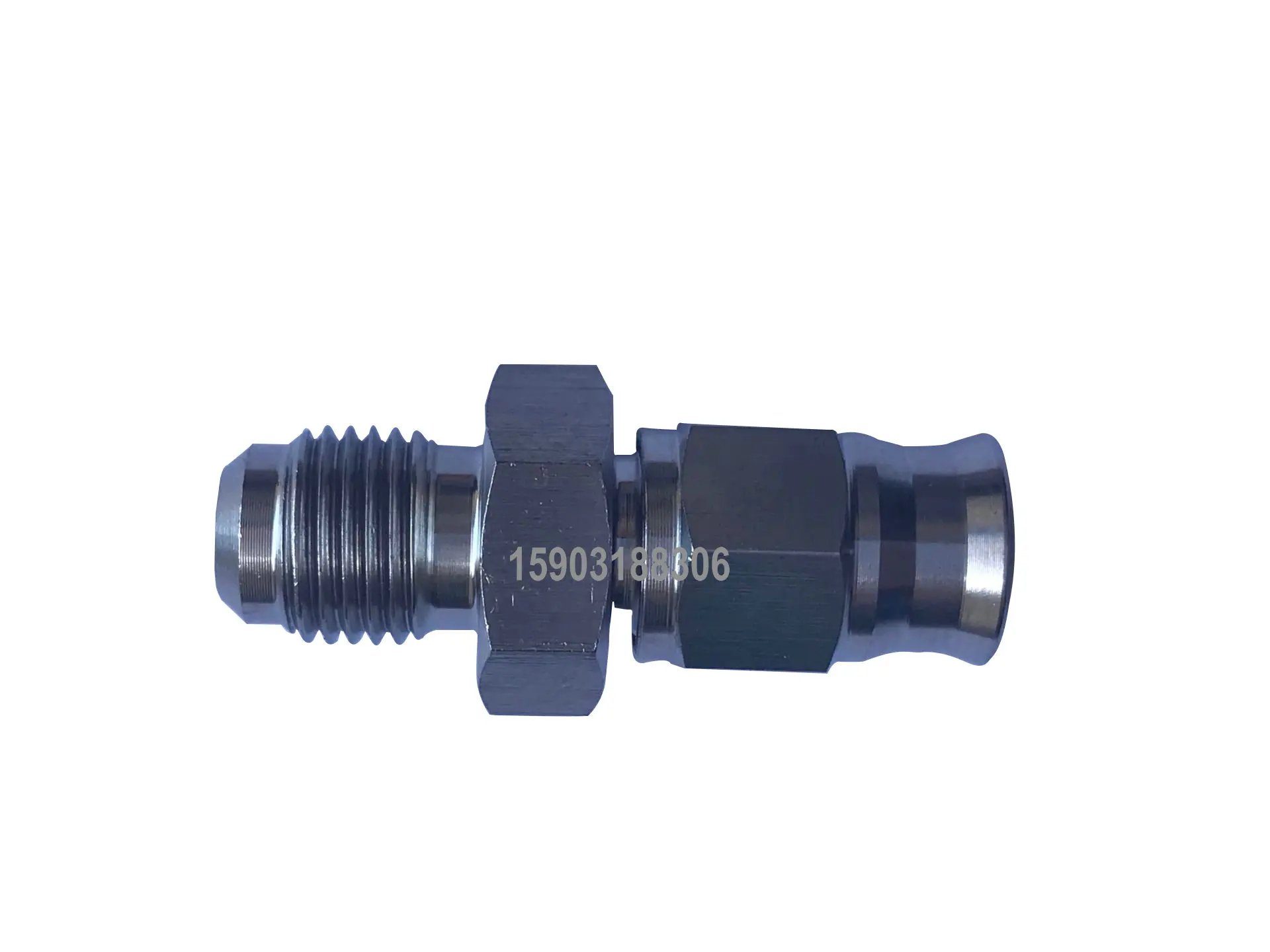 

Automobile AN3 to AN3 and M10x1.0 Male Flare Straight Stainless Steel Brake Swivel Hose Ends Pipe Fittings Adapter