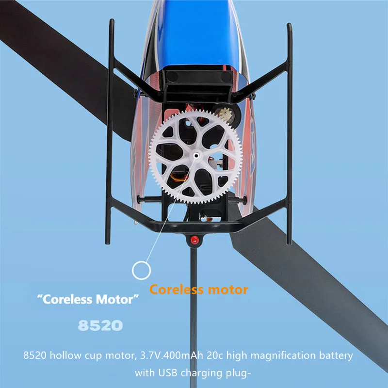 Smart Hover Alarm Single Propeller Aileronless Remote Control Helicopter 4CH 150M Fixed Altitude Auto Balance RC Helicopter Toy