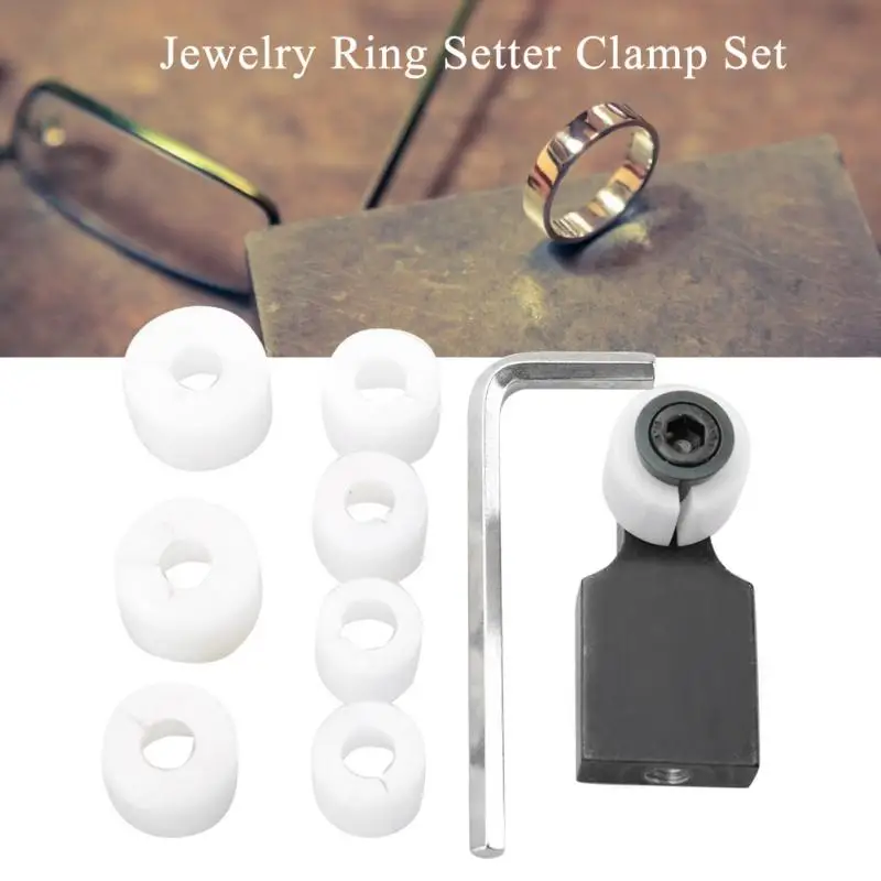 Jewelry Ring Processing Tool Setter Clamp Channel Diamond Stones Setting Tool Kit Sieraden Ring Verwerking Jewelry Tools Jeweler