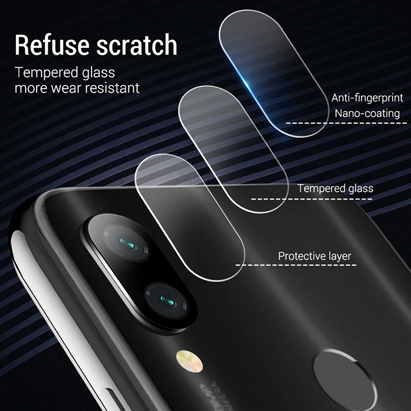 2PCS Camera Protector For Xiaomi Redmi Note 7 Phone Lens Protection Tempered Glass For Xiomi Redmi note 7 Pro Camera Len Film