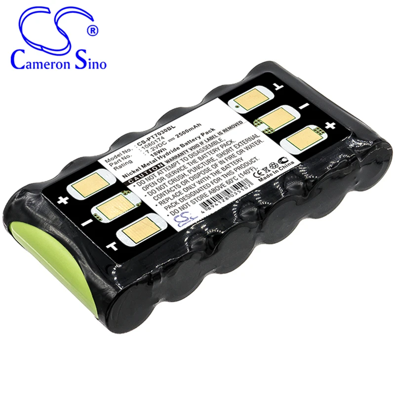 CameronSino Battery for Psion Teklogix 19505 19515 7030 fits Teklogix HBM-7030M PT31H1-D Barcode Scanner battery 2500mAh 7.20V