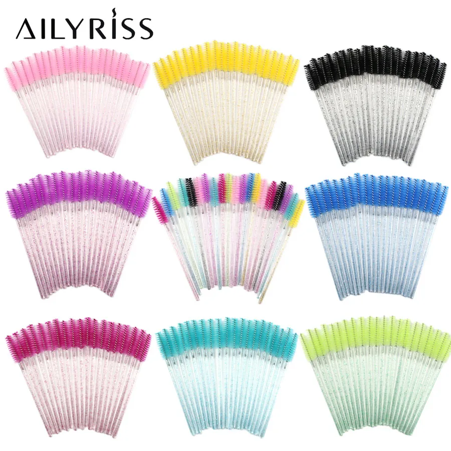 25 Pcs Disposable Eyelash Brushes Eyelashes Extension Tools Eyebrow Brush Mascara Wands Applicator Spoolers Eye Lashes Cosmetic