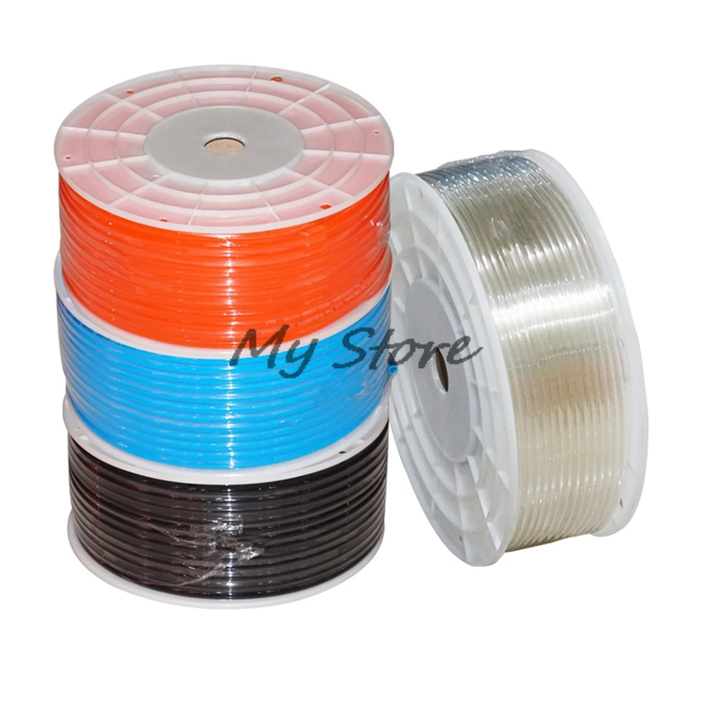 1Meter Pneumatische Komponente PU Rohr Luft Schlauch Rohr 4*2,5mm 6*4mm 8*5mm 10*6,5mm 12*8mm 14*10mm