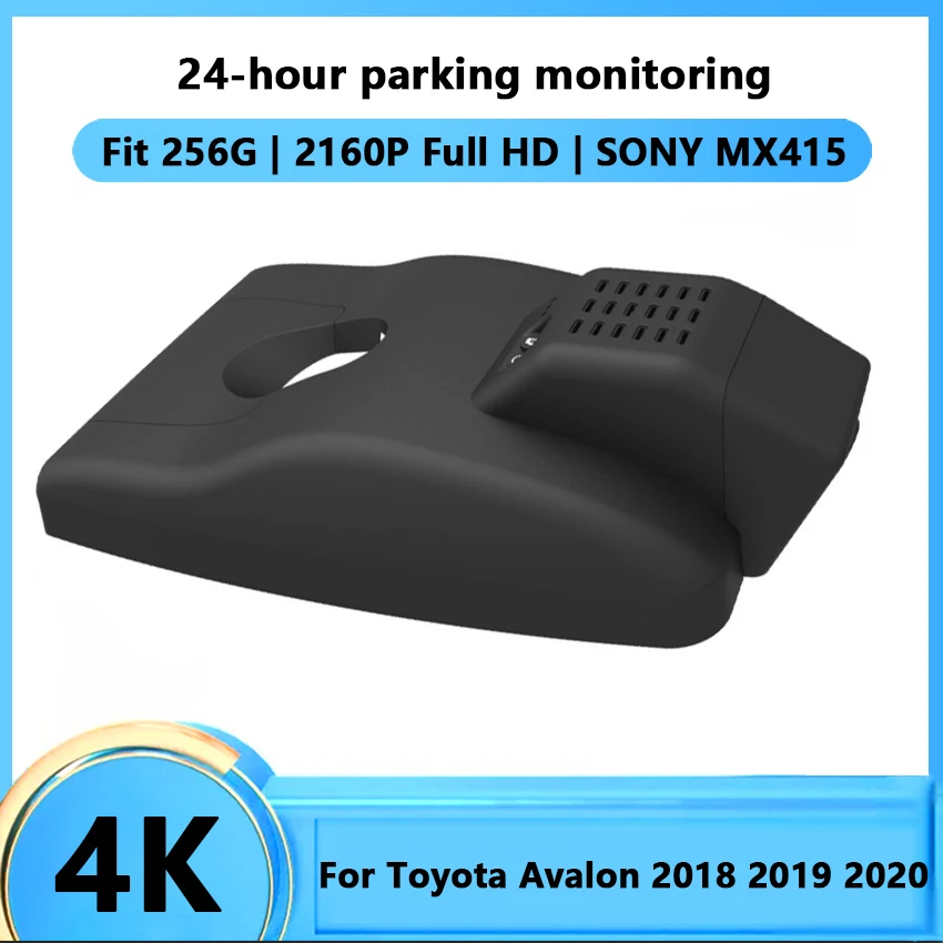 

New ! 4K Car DVR Wifi Video Recorder Dash Camera For Toyota Avalon 2018 2019 2020 Night Vision Full HD 2160P Control Phone APP