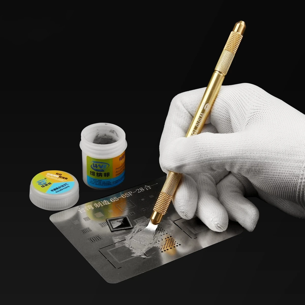 35g Soldering Paste 183℃/138℃ Melting Point Liquid Stencil Welding Tin Paste Solder Flux Repair Phone CPU/Motherboard Tools