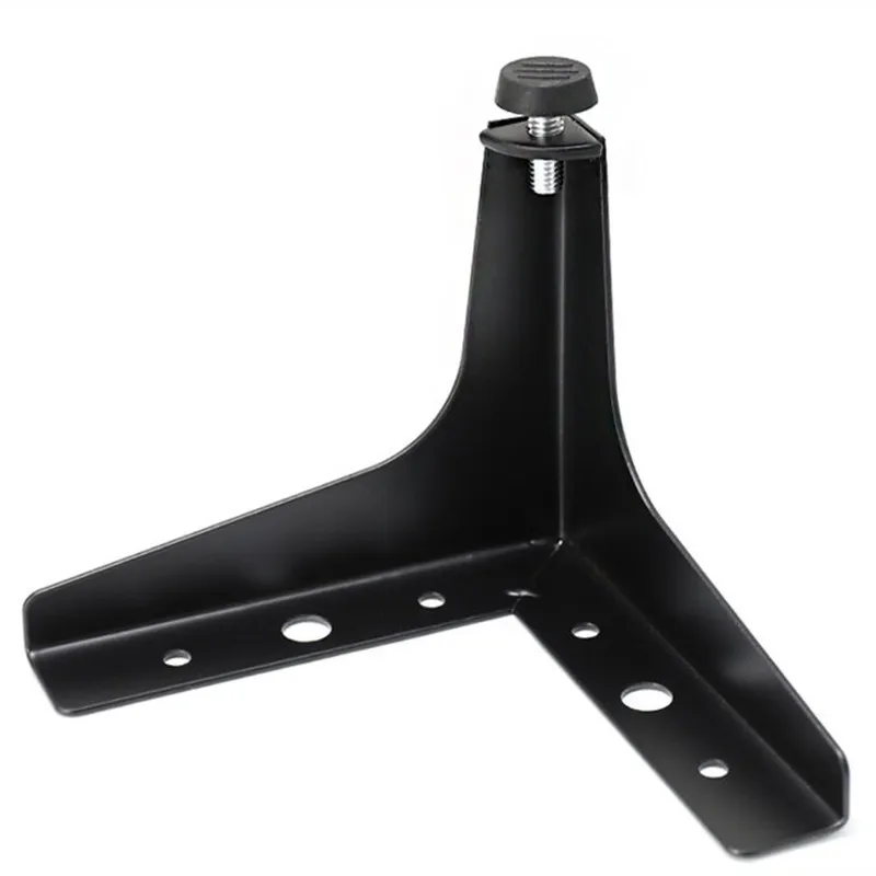 4pcs Mobili In Metallo Regolabile in Altezza Gambe Nero per Mobili Piedini di Livellamento Divano Gambe del Tavolo Sedia Ferramenteria E Attrezzi Accessori