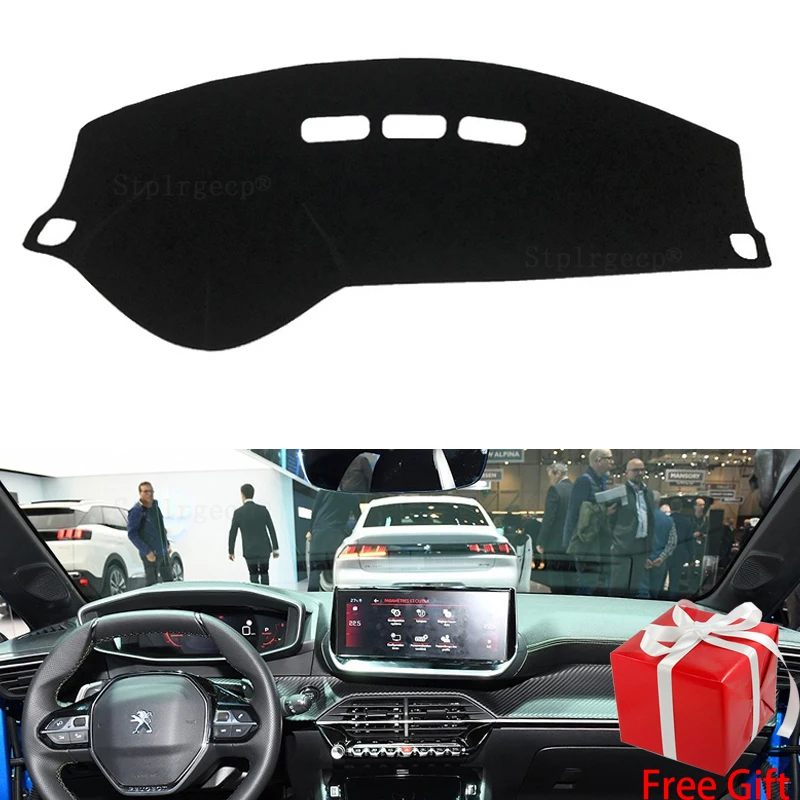 For Peugeot 208 2012~2019 Active Allure GTI 2015 Dashboard cover pad sun protection pad UV protection mat Right Hand Drive