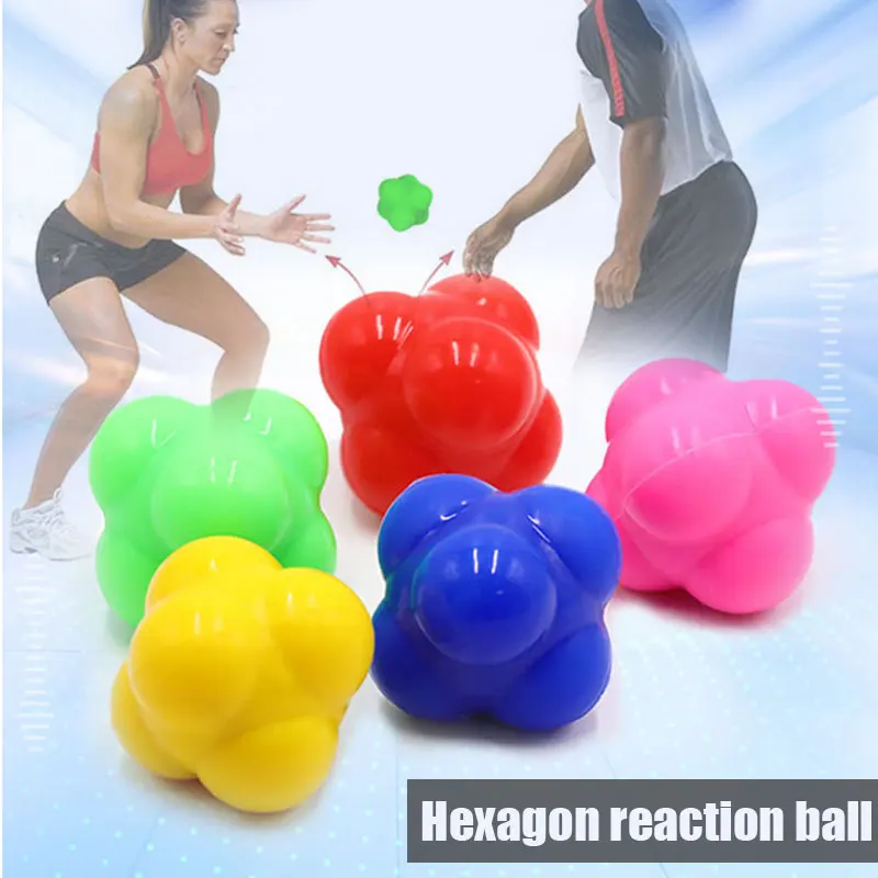 Bounce Reaction Balls for Agility Reflection Improve Reaction Time and Coordination Training Tools