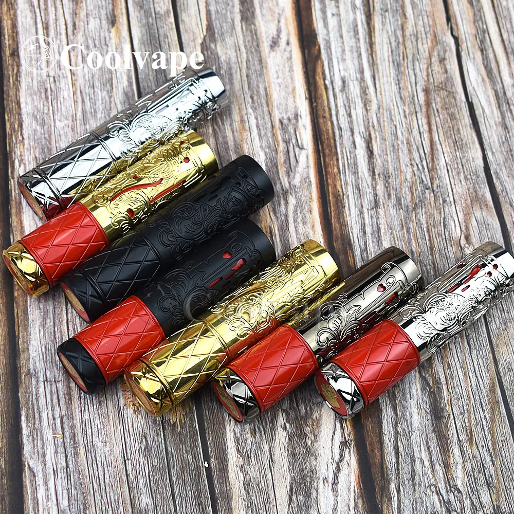 Coolvape samobójstwo królowa mechaniczny Mod e-papieros pasuje Taifun GTR RTA 18650/20700 26mm materiał mosiężny vape vs Tauren mech mod
