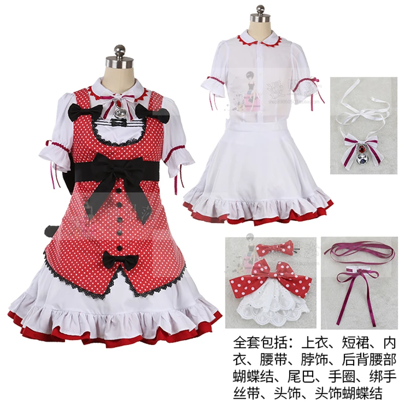 Anime Clothing NEKOPARA Chocolat Cosplay Costume Lolita Uniforms Maid Outfit A