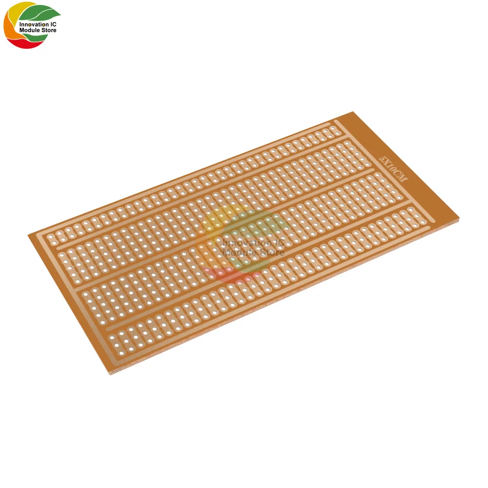 10Pcs 5X10 Cm 5X10 Cm Groothandel Universal Solderless Pcb Test Breadboard Koper Prototype Papier Vertind Plaat Joint gaten Diy