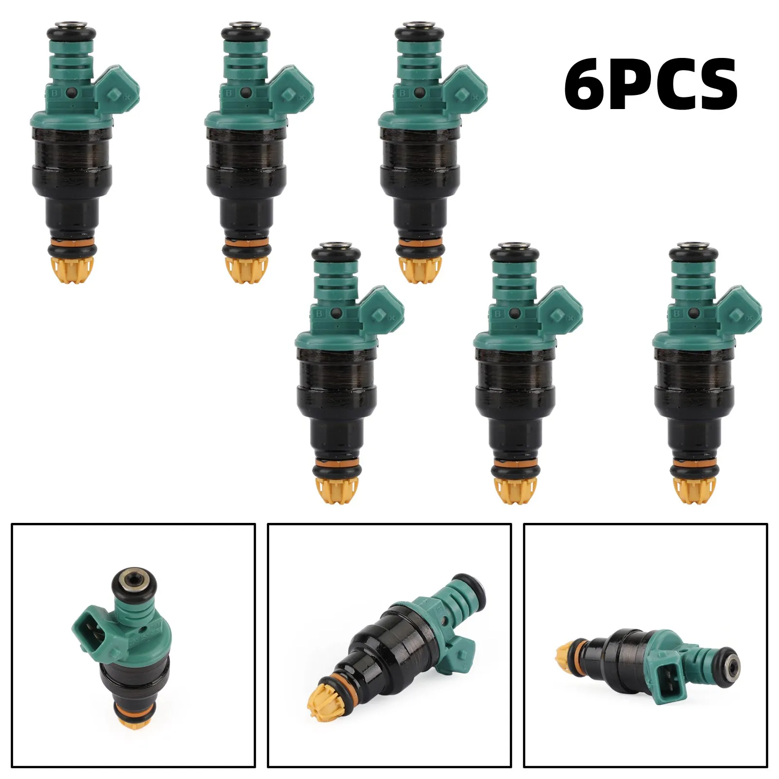 

Artudatech 6 pcs Fuel Injectors Fit for BMW 2.5 3.0 323i 325i 525i M3 0280150415 13641730060