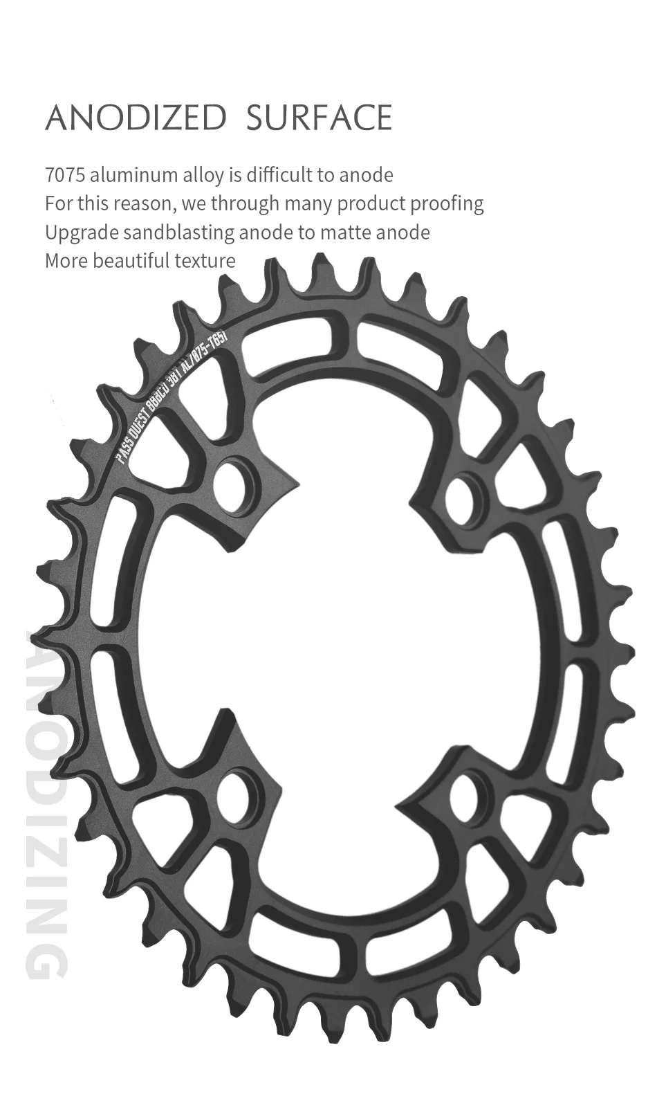 XTR985 88 BCD Kettenblatt Für Shimano XTR985 BCD 88mm KURBEL 36T 38T 40T 42T 44T MTB Bike Kette 88bcd MTB Kettenblätter – Detail 6