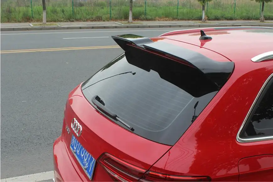 ABS Car Rear Wing Trunk Lip Spoilers Fits For AUDI A3 RS3 Hatchback 2014-2019