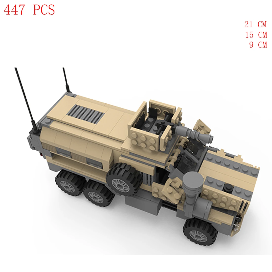 

hot military WW2 modern technical US army cougar MRAP VFHICLE vehicles war equipment weapon Building Block model brick toys gift