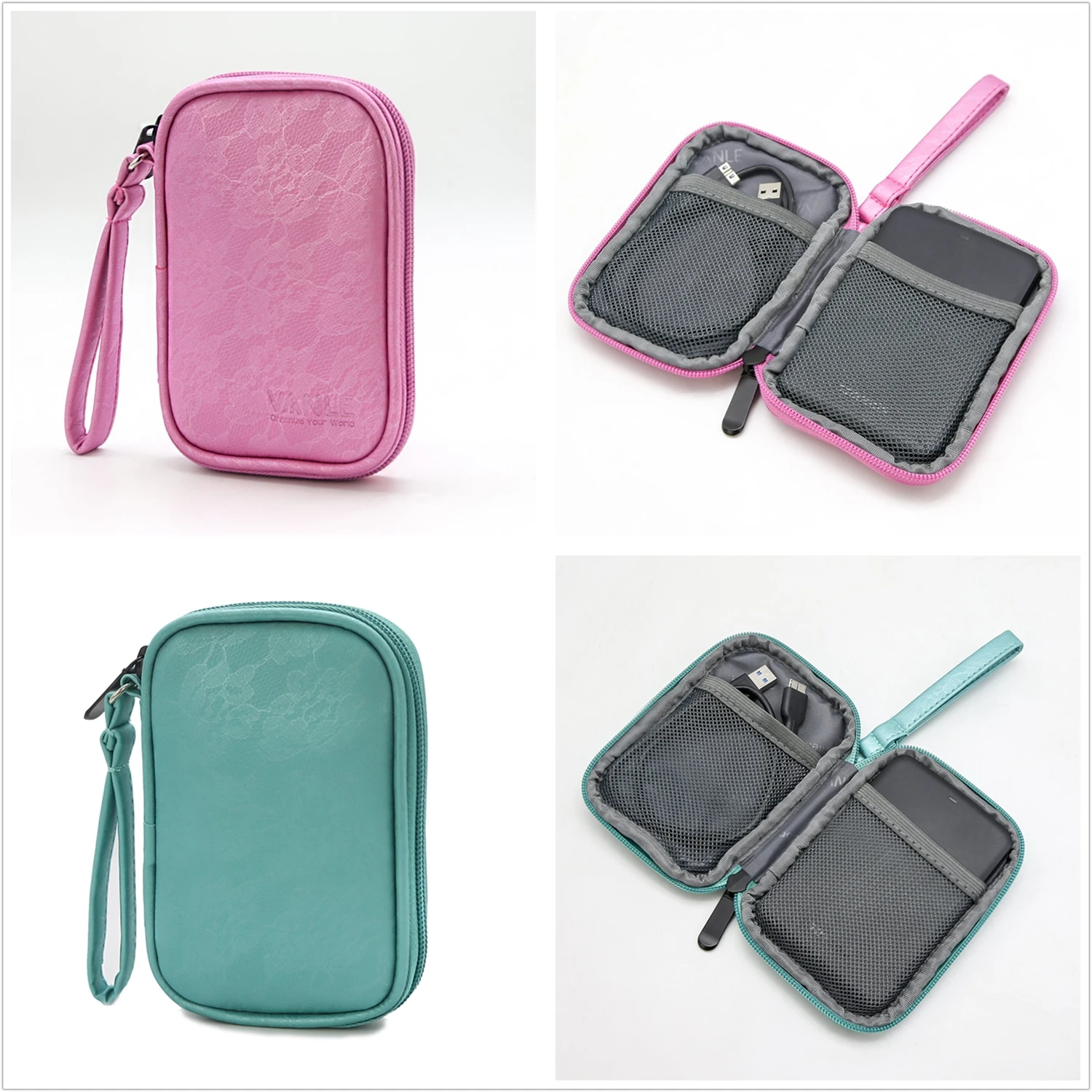 Storage Bag For Travel Carrying UNO Case Compatible Card Game Card Package Key Case Digital Product, Headphone Wire Toys